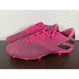 adidas Nemeziz 19.2 FG Pink Black Soccer Cleats Men's Size 8 (F34384) EUC